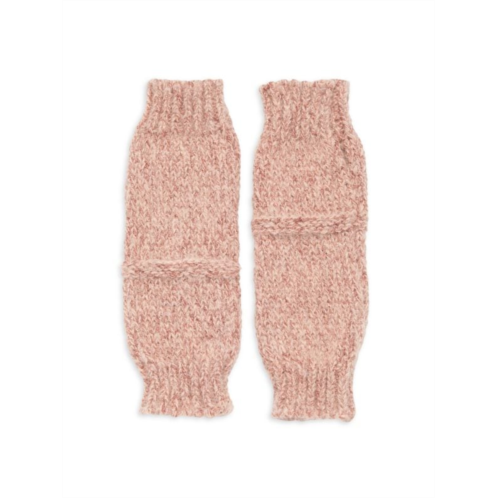 Jocelyn Lurex Stitch Stripe Foldover Mittens