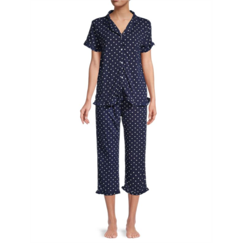 Tart Ember 2-Piece Polka Dot Pajama Set