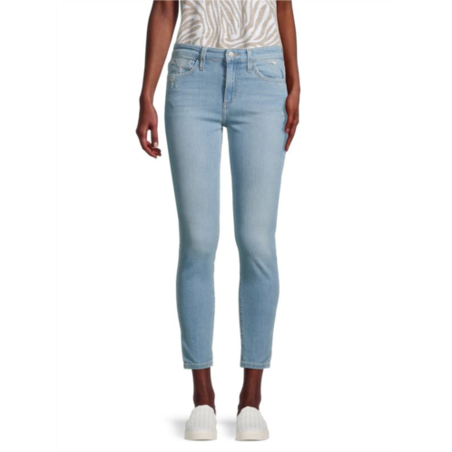 Joe  s Jeans Mid-Rise Cropped Skinny Jeans