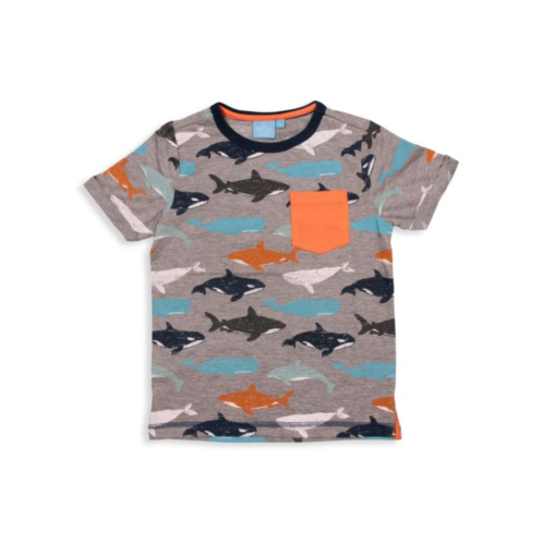 Bear Camp Little Boys Aldo Whale-Print T-Shirt