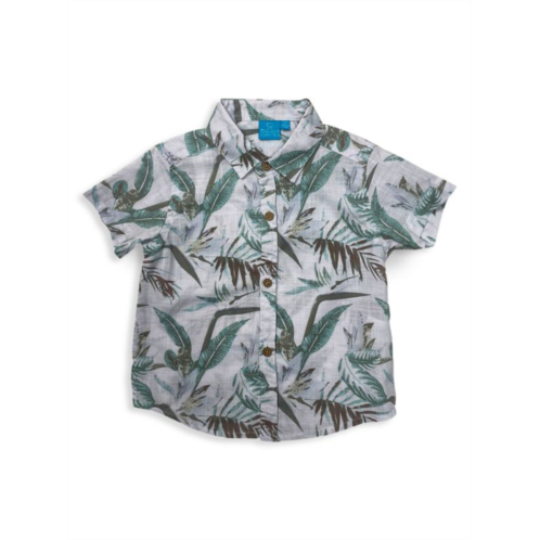 Bear Camp Little Boys Rocco Tropical-Print Shirt