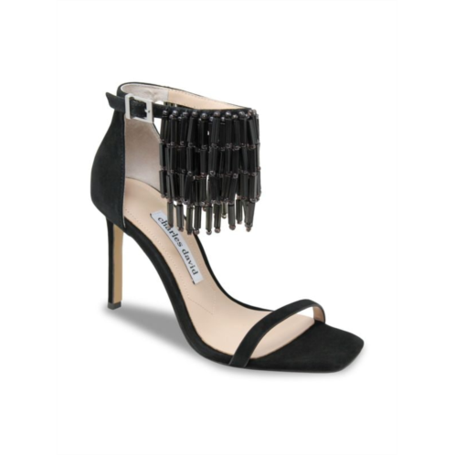 Charles David Enrich Suede Fringe Sandals