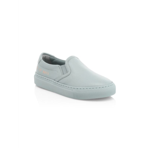 Common Projects Little Kids & Kids Leather Slip-On Sneakers