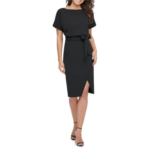 Kensie Dolman-Sleeve Blouson Dress