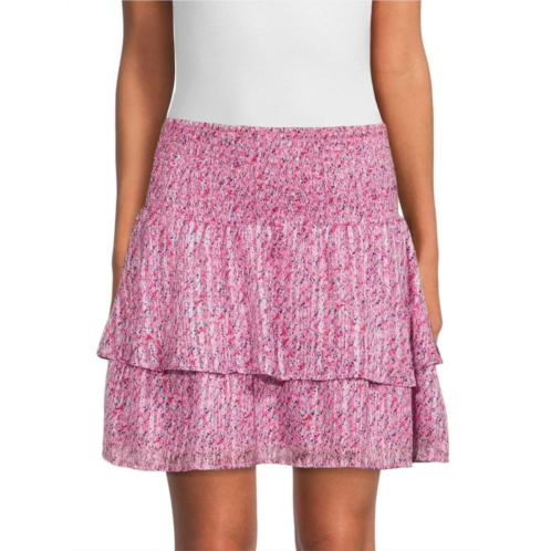 Koko + Mason Floral Mini Skirt