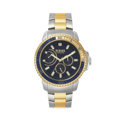 Versus Versace Aberdeen Ext. 45MM Stainless Steel Two-Tone Chronograph Bracelet Watch