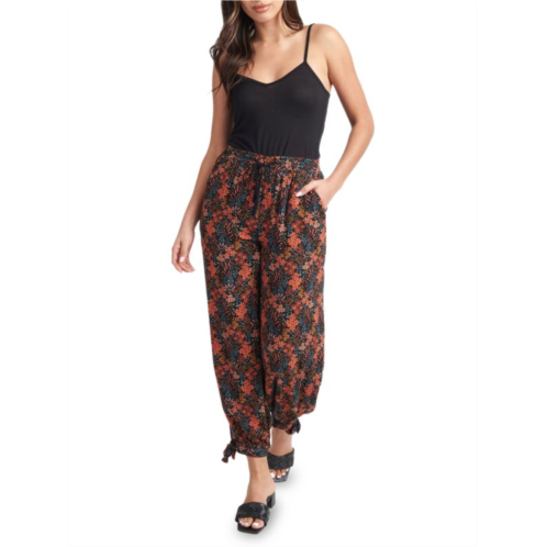 DR2 by Daniel Rainn Floral-Print Pants