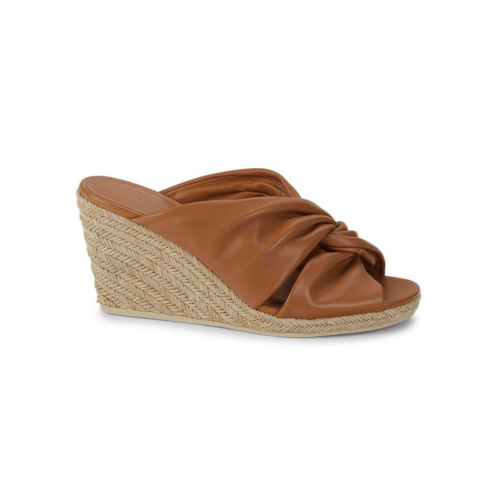 Vince Sylvia Knotted Espadrille Wedge Sandals