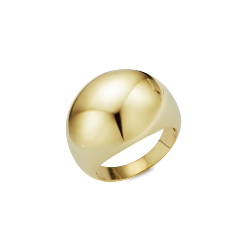 SPHERA MILANO 14K Goldplated Sterling Silver Dome Ring