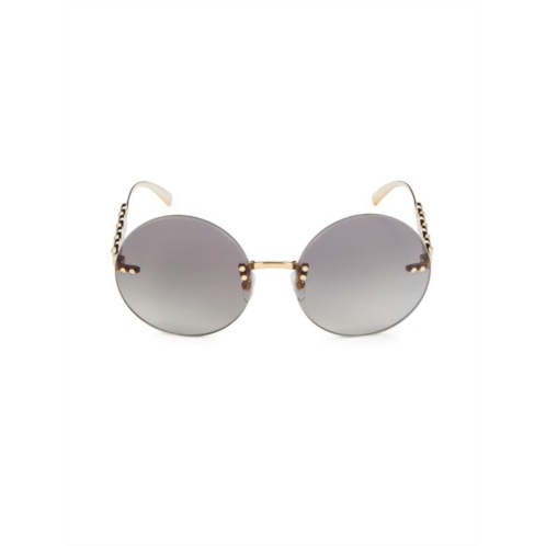 Versace 59MM Round Sunglasses