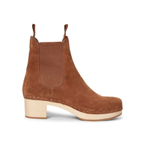 Loeffler Randall Anabelle Leather Clog Boots