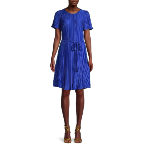 DKNY Pleated A Line Dress