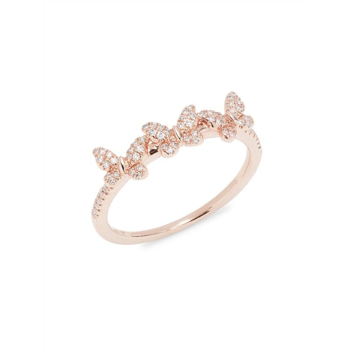 Saks Fifth Avenue 14K Rose Gold & 0.15 TCW Diamond Ring