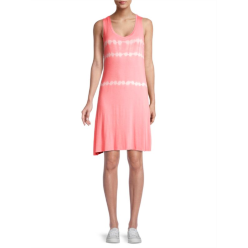 Marc New York Performance Tie-Dye A-Line Dress