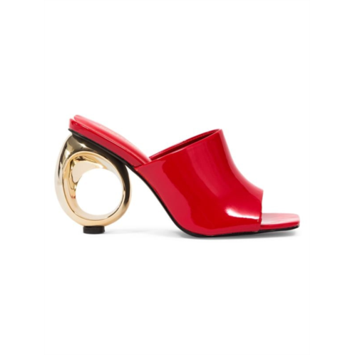 Lady Couture Jloo Circular Metallic Heel Sandals