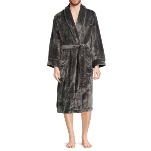 Saks Fifth Avenue Plush Velvet Robe