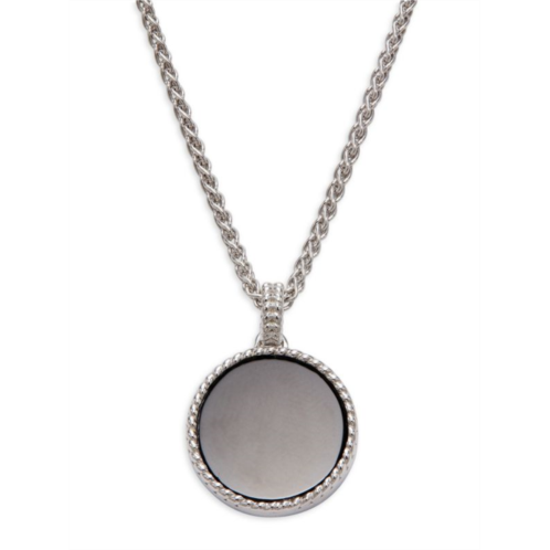Effy ENY Sterling Silver & Onyx Twisted Necklace