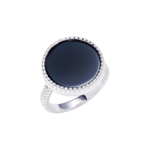 Effy ENY Sterling Silver & Onyx Signet Ring