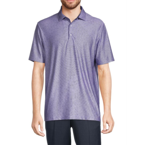 Hickey Freeman Geometric Polo