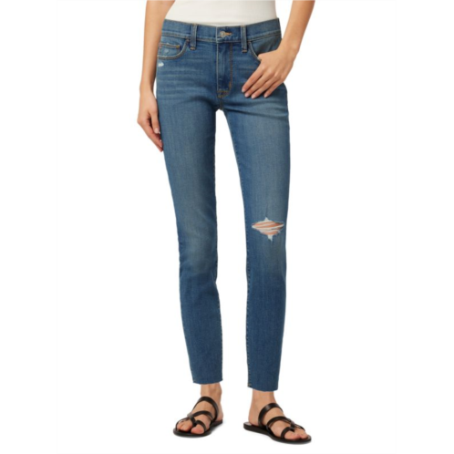 Hudson Natalie Mid Rise Skinny Jeans