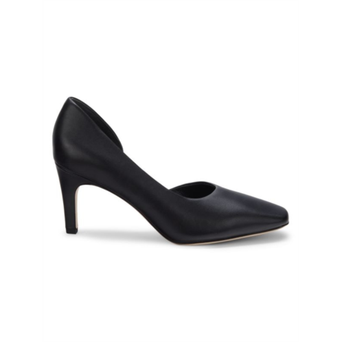 Vince Tiana Point-Toe Leather Pumps