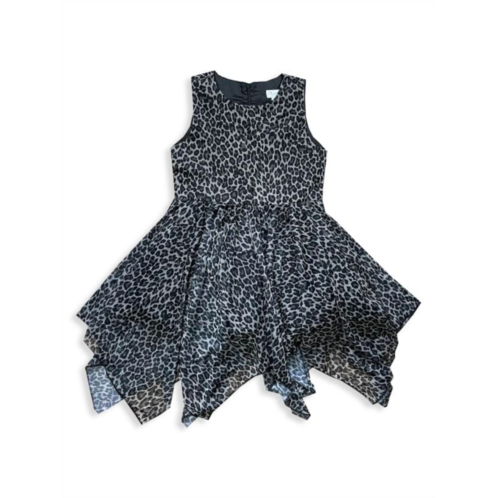 Joe-Ella ?Little Girls & Girls Leopard Print A-Line Dress