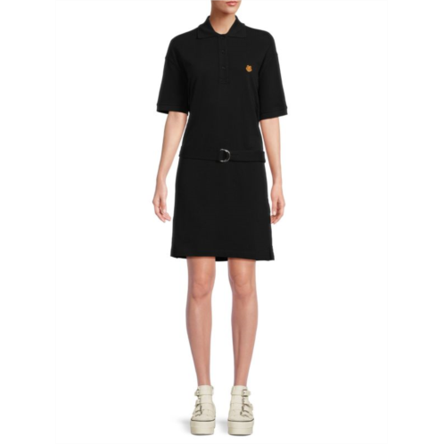 Kenzo Belted Polo Mini Dress