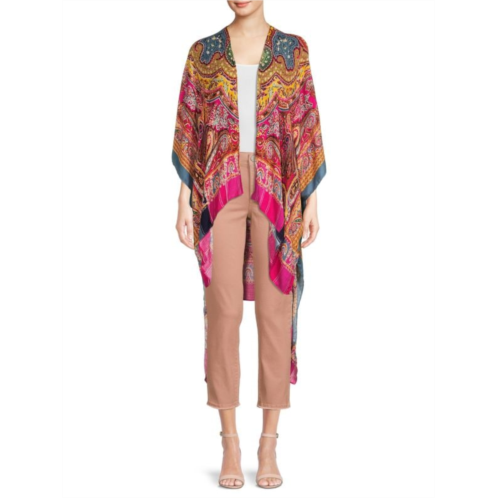 Saachi Paisley High Low Kimono