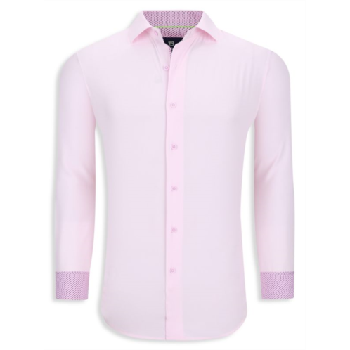 Tom Baine Slim-Fit Solid-Hued Shirt