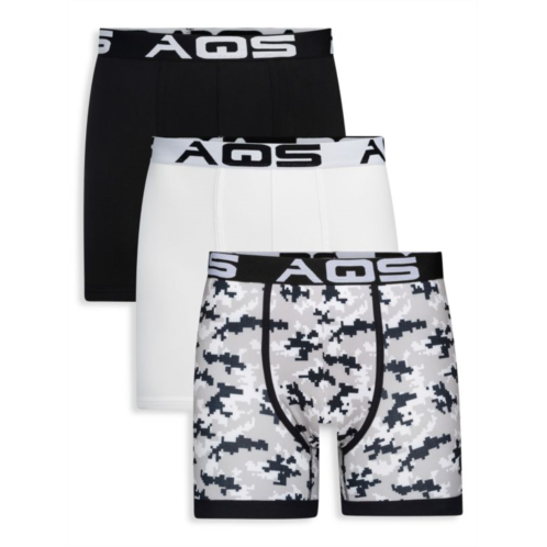 AQS 3-Pack Assorted Boxer Briefs