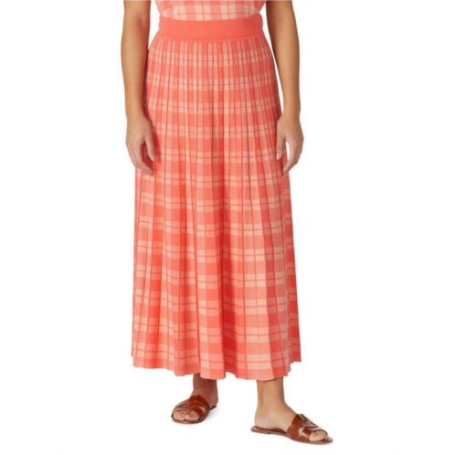 Kate spade new york Pleated Checked Skirt