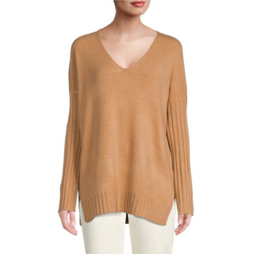 French Connection Baby Soft Ribbed Sleeve Sweater