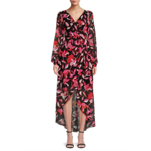 Guess Floral Screenprint High-Low Dress