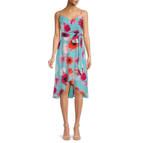 Vince Camuto Floral High-Low Dress