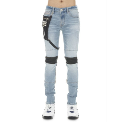 Cult Of Individuality Punk Harness Biker Jeans