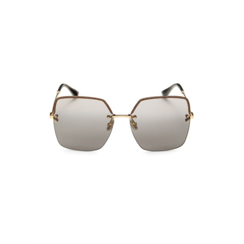 Jimmy Choo Tavis 60MM Square Sunglasses