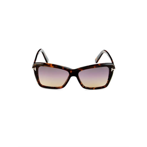 TOM FORD ?64MM Square Cat Eye Sunglasses