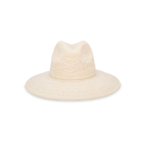 San Diego Hat Company Nellie Cable Knit Fedora Hat