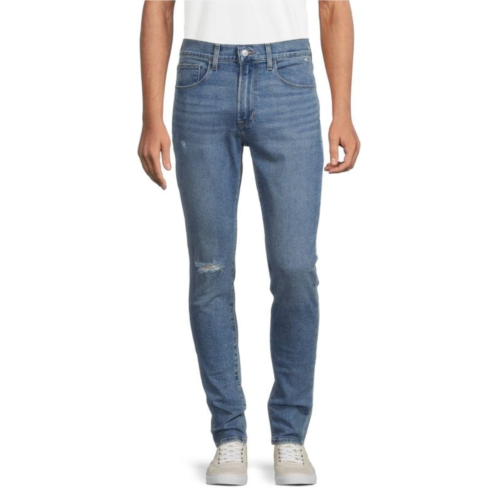 Hudson Zane Distressed Skinny Jeans