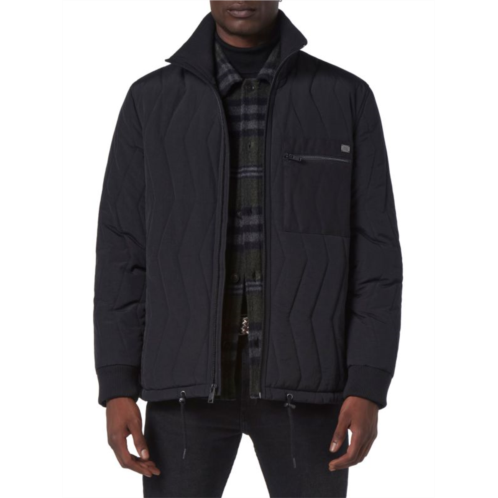 Andrew Marc Floyd Zigzag Quilted Jacket