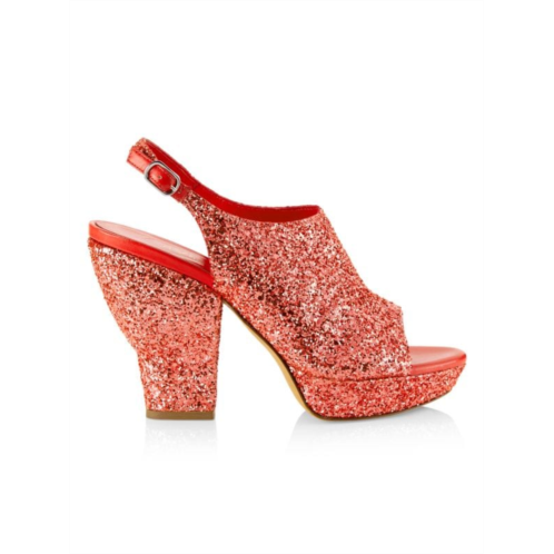 3.1 Phillip Lim Salma Glitter Platform Sandals