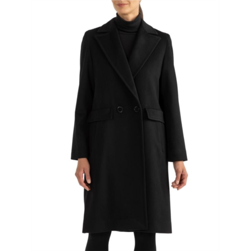 Sofia Cashmere Double Breasted Wool & Cashmere Coat