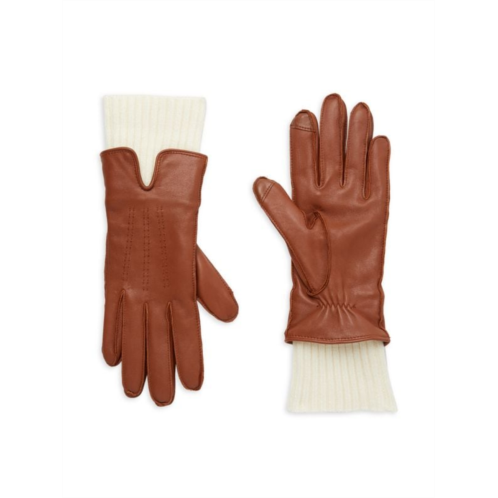 Saks Fifth Avenue Fownes Leather Gloves