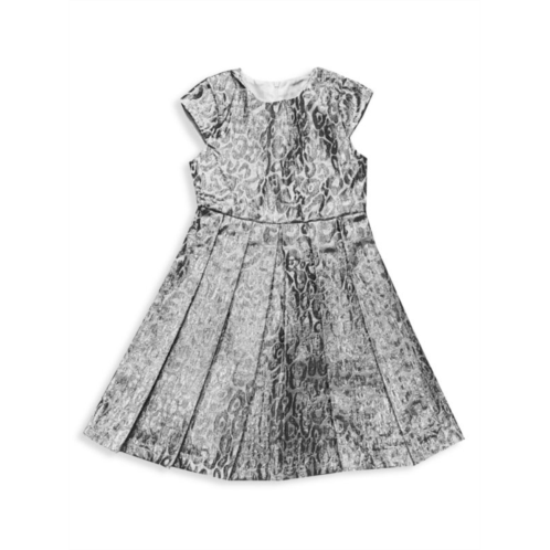 Joe-Ella ?Little Girls & Girls Printed Jacquard Dress