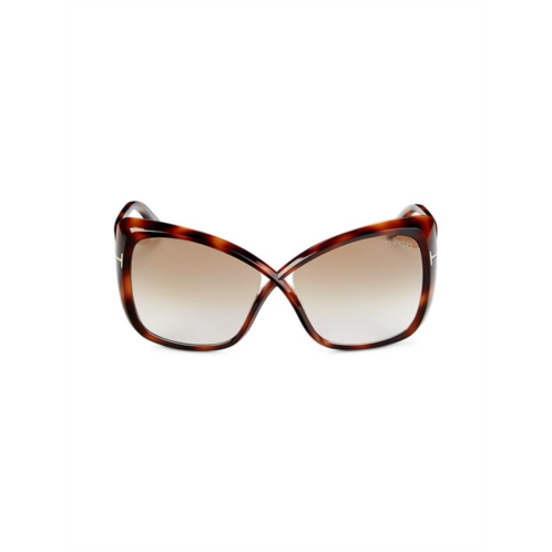 TOM FORD 63MM Butterfly Sunglasses