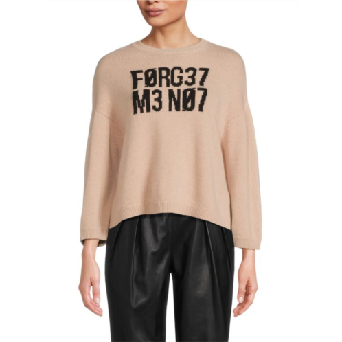 REDValentino Forg37 Wool Blend Crewneck Sweater