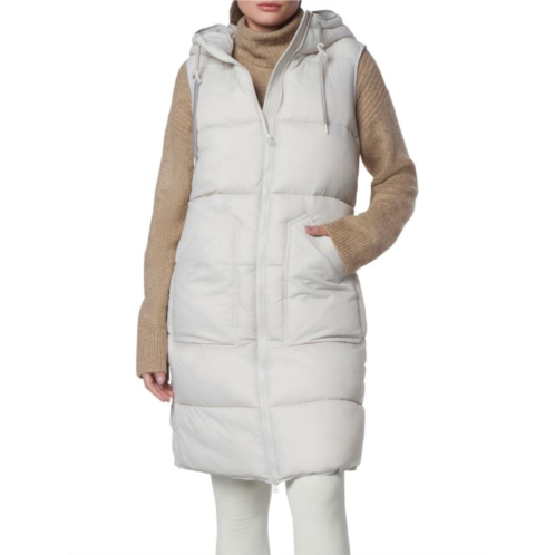 Andrew Marc Kerr Long Quilted Puffer Vest