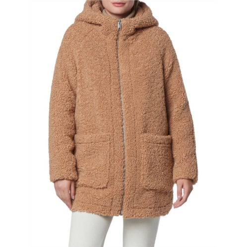 Andrew Marc Seneca Faux Fur Teddy Coat