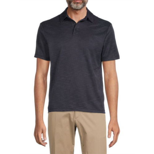 Saks Fifth Avenue Knit Short Sleeve Polo