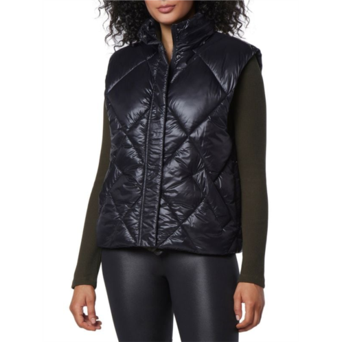 Andrew Marc Diamond Quilted Puffer Vest